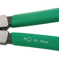 スタビレー STAHLWILLE スナップリングプライヤー サイズA4 3.2mm プラスチックコーティング 6545 6 104 1丁（直送品）