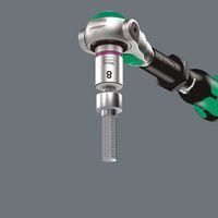 Wera Werk ベラ 8点入 3/8DR ヘックスプラスビットソケットセット ZYKLOPラチェット用 003974 1セット（直送品）