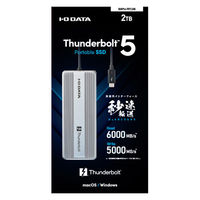 長期5年保証&Thunderbolt(TM)5対応 超高速ポータブルSSD SSPU-TFC2B 1個（直送品）