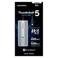長期5年保証&Thunderbolt(TM)5対応 超高速ポータブルSSD SSPU-TFC4B 1個（直送品）