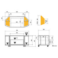 【軒先渡し】朝日木材加工 リヴァンテ テレビ台 幅790×奥行360×高さ372mm 石目 LVA-4080AV-SN 1台（直送品）