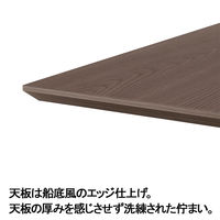 プラス ダイニングワークテーブルライト 幅3600×奥行1000×高さ720mm ウォルナット天板 1台（6梱包）