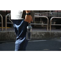 LIMA ウォーターボトル 850 グレー 1本 850ml 水筒 直飲み 水分補給 目盛り付き シービージャパン