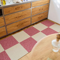 SUMINOE RUG RUG タイルカーペット フローループ 400×400mm アイボリー 1セット(10枚入)（直送品）