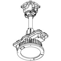 HotaluX 防爆形LED照明器具 高天井形 パイプ吊形 水銀ランプ400W相当 DRPE13H01(TB)S/NーPJ8 1台（直送品）