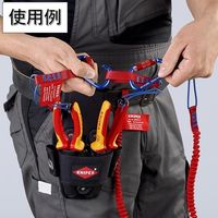 KNIPEX 絶縁1000V強力型ニッパー 落下防止 200mm 7406-200TBK 1丁 696-4288（直送品）