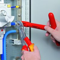 KNIPEX 絶縁ウォーターポンププライヤー コブラクイックセット 落下防止 250mm 8726-250TBK 1丁 696-4287（直送品）