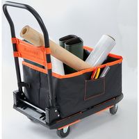 トラスコ中山 TRUSCO 台車用トロリーボックス DTB-BK 1個 693-0764（直送品）