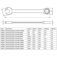 Apex Tool Group SATA コンビネーションラチェットクイックレンチ 8mm 43604 1丁 692-9639（直送品）