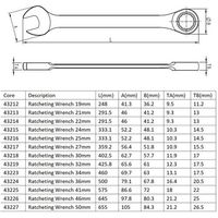 Apex Tool Group SATA コンビネーションラチェットレンチ 50mm 43227 1丁 693-1359（直送品）