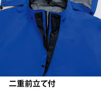 【服のみ】Asahicho　9206　空調服（R）ゴアテックスレインジャケット　ブルー　3L　防水仕様　1着（直送品）