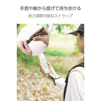 スマホハンドストラップ 手首用 全機種対応 落下・紛失防止 やわらか伸縮タイプ カーキ P-STHSTKH エレコム 1個（直送品）