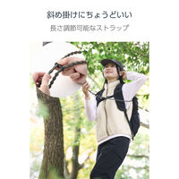 スマホショルダーストラップ 肩掛け 全機種対応 落下・紛失防止 軽量 グレー P-STSDH1FLREGY エレコム 1個（直送品）