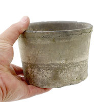 リーフ 鉢 アンティークポット 直径13×高さ10cm 黒 226241 1個（直送品）