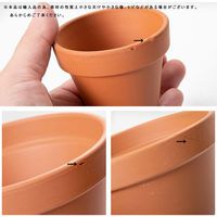 大同クラフト 多肉植物 ドイツ製 テラコッタポット(内径14×高さ13.5cm) 穴有り 226556 1個（直送品）