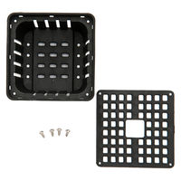 リーフ コウモリランバスケット ブラック Sサイズ 257420 1個（直送品）