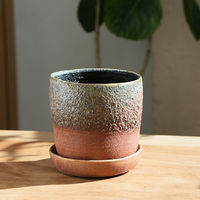 リーフ 植木鉢 ラバレッド S 3.5号 269582 1個（直送品）