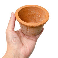 KONTON ヤマテー 鉢カバー モスポット スタンダード 赤土 XS 3号鉢 282734 1個（直送品）