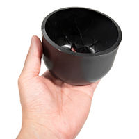 山佳化成 スリット鉢 SCOOP ボウル ブラック S 298132 1個（直送品）