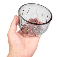 山佳化成 スリット鉢 SCOOP ボウル スモーク S 298138 1個（直送品）