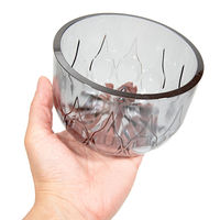 山佳化成 スリット鉢 SCOOP ボウル スモーク M 298139 1個（直送品）