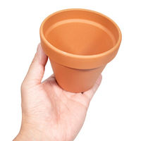 陶里 ドイツ製テラコッタポット (内径9.36×高さ8.74cm)穴あり 307920 1個（直送品）
