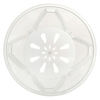 リーフ 根が見える透明鉢 直径24cm 325729 1セット(3個)（直送品）