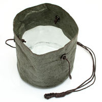 リーフ 鉢カバー 軽量 吊り下げ鉢カバー 3~3.5号用 モスグリーン 930570 1個（直送品）