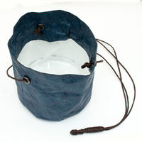 リーフ 鉢カバー 軽量 吊り下げ鉢カバー 3~3.5号用 ネイビー 930571 1個（直送品）