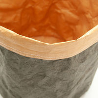 リーフ 鉢カバー 軽量鉢カバー リバーシブル 5号用 モスグリーン×ナチュラル 930654 1個（直送品）