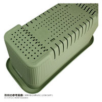 リッチェル プランター 菜園上手 63型N(グリーン) 87026 1セット(3個)（直送品）