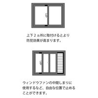 フジテックジャパン Pギアハンドロック(ブリスターパック) 3ケ入 黒/黄 窓用補助錠 防犯 1100100015705 1個（直送品）