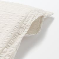 無印良品 綿 サッカー織 掛ふとんカバー Ｄ １９０×２１０ｃｍ用 ベージュ 良品計画