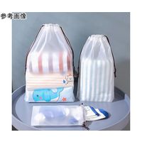 Trimate 巾着型ビニールバック 1セット(10枚入)S AFF-NPB-S 1セット(10枚) 60-7277-98（直送品）