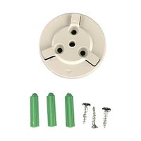 ビットストロング 監視カメラマウント用台座 ABS 55mm 白 BS-KANMD-GO55 1個 68-0511-44（直送品）