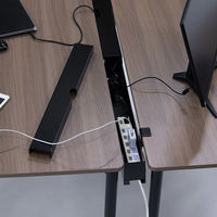 【軒先渡し】スチール配線BOX ブラック 幅1200×奥行110×高さ100mm ブラック 1台（直送品）