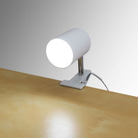 朝日電器 LEDクリップライト シリンダー ホワイト SPOT-UL101N(WH) 1個（直送品）