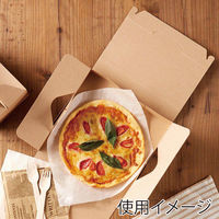 シモジマ 食品箱 NFネオクラフト キャリーピザBOX 9インチ用 004248328 1セット(1袋(10個入)×10)（直送品）