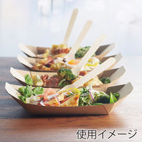 シモジマ 食品トレー NFネオクラフト トレー 舟型 004248335 1セット(1袋(50個入)×12)（直送品）