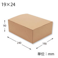 シモジマ ケーキ箱 ネオクラフト ケーキBOX 19×24 004248404 1セット(1袋(20個入)×5)（直送品）