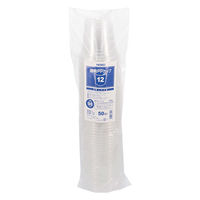 シモジマ プラカップ ヘイコ―透明PPカップ 12オンス 口径98 004526039 1セット(1袋(50個入)×20)（直送品）