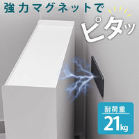 ディーエーピーネットワーク 調味料ラック マグネット スリム3段 可動棚付き monowa064 1個（直送品）