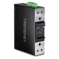 TRENDnet 8ポート 産業用ギガビットPoE+ DINレールスイッチ 24-56V TI-PG80B 1台（直送品）