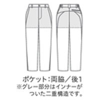 住商モンブラン パンツ メンズ ネイビー 4L MB652-90 1枚（直送品）