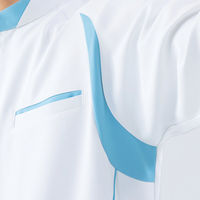 住商モンブラン ジャケット メンズ 半袖 白/ネイビー M MJ552-0109 1枚（直送品）