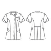 住商モンブラン ジャケット レディス 半袖 白/ネイビー 3L RJ500-0183 1枚（直送品）