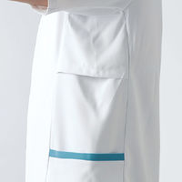 住商モンブラン スクラブ メンズ 半袖 アクアマリン/アイボリー 6L MS854-4905 1枚（直送品）