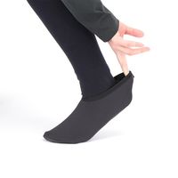 フットマーク 訪問用靴下カバー ブラック メンズフリー（25～27cm） 403361 1足