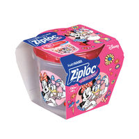 （数量限定）ジップロック スクリューロック 食品保存容器 ディズニー 730ml 電子レンジ可 1個 旭化成