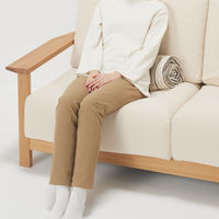 無印良品 綿洗いざらしシートクッション ロングタイプ ５０×１５０ｃｍ 生成ストライプ 良品計画